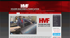 Desktop Screenshot of holdenmachine.com